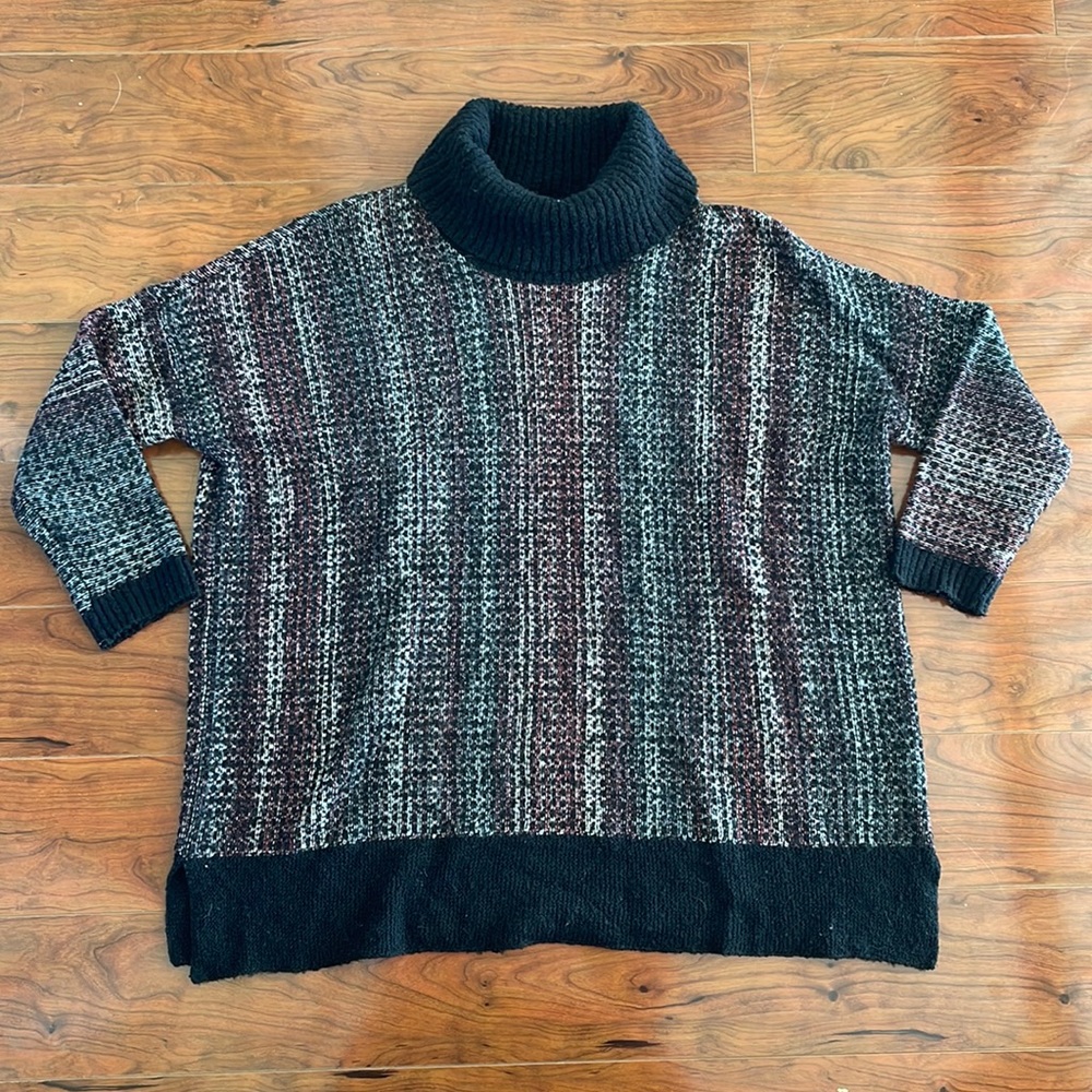 COPY - Pure Jill Knit Three Quarter Length Sleeve Cowl Neck Oversized Sweater